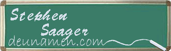 Stephen Saager Visitenkarte